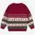 Chandail de maille à motifs des fêtes, adulte || Knit sweater with holiday all over print, adult